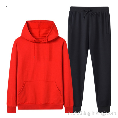 Ensemble de chemises et pantalons de sport athlétique pour homme